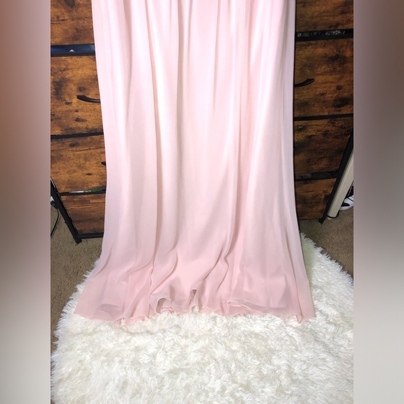 Lauren Ralph Lauren Soft Pink Strapless Dress size 8 - Picture 11 of 16